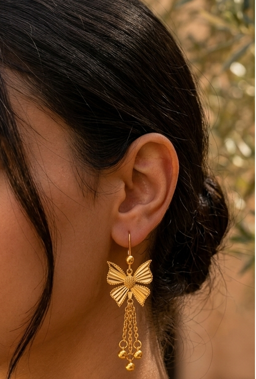 Thuraya Tassel Drop Earrings